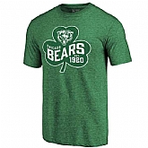 Men's Chicago Bears St. Patrick's Day Green Short Sleeve T-Shirt FengYun,baseball caps,new era cap wholesale,wholesale hats